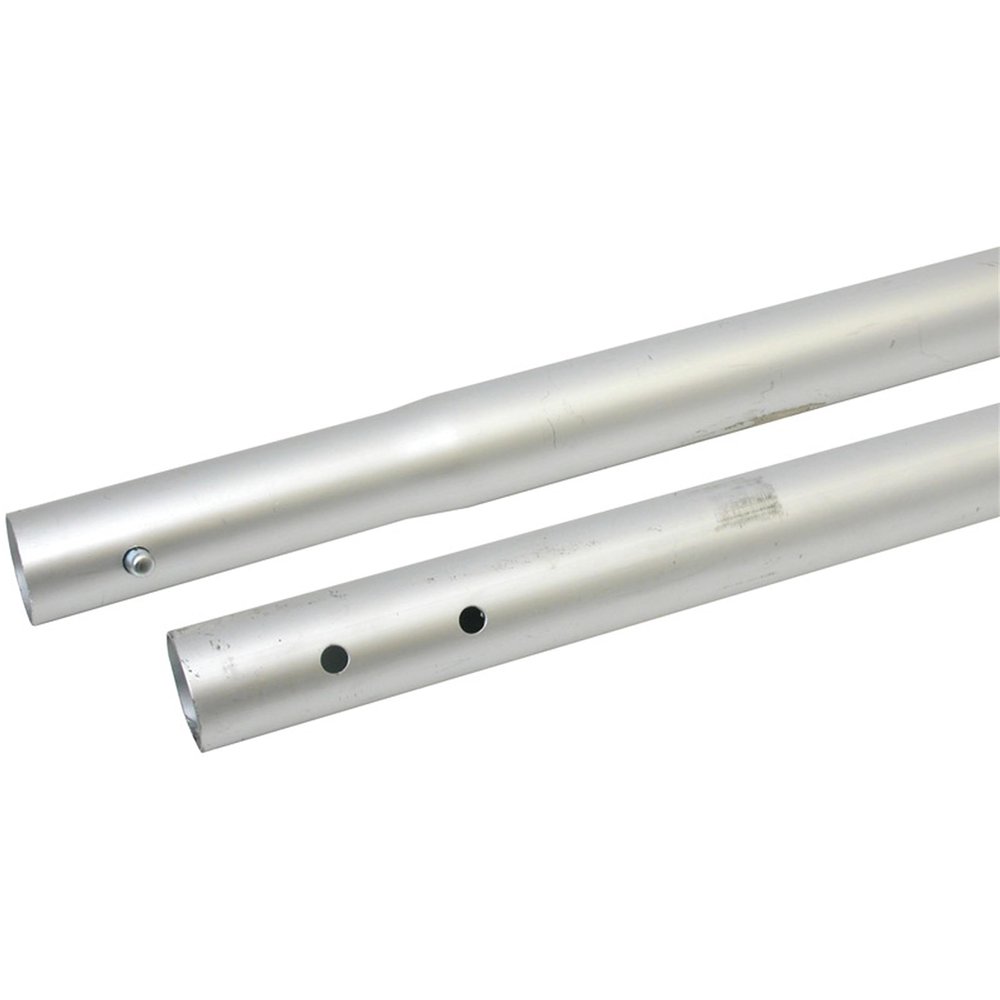 MARSHALLTOWN Round Section Handles, 72 Inch Length, 35 Millimeter Pole Diameter, Swaged Connection Style, Powder Coated Aluminum-Grey, Made in the USA, PB72