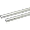 MARSHALLTOWN Round Section Handles, 72 Inch Length, 35 Millimeter Pole Diameter, Swaged Connection Style, Powder Coated Aluminum-Grey, Made in the USA, PB72 view 1