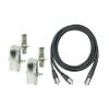 FIRESTIK Dual Mirror Mount Stainless Steel with 2x18ft Pl-Pl-Pl Coax, MK64A9A view 1