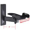 VideoSecu One Pair of Side Clamping Bookshelf Speaker Mounting Bracket with Swivel and Tilt for Large Surrounding Sound Speakers MS56B 3LH view 2