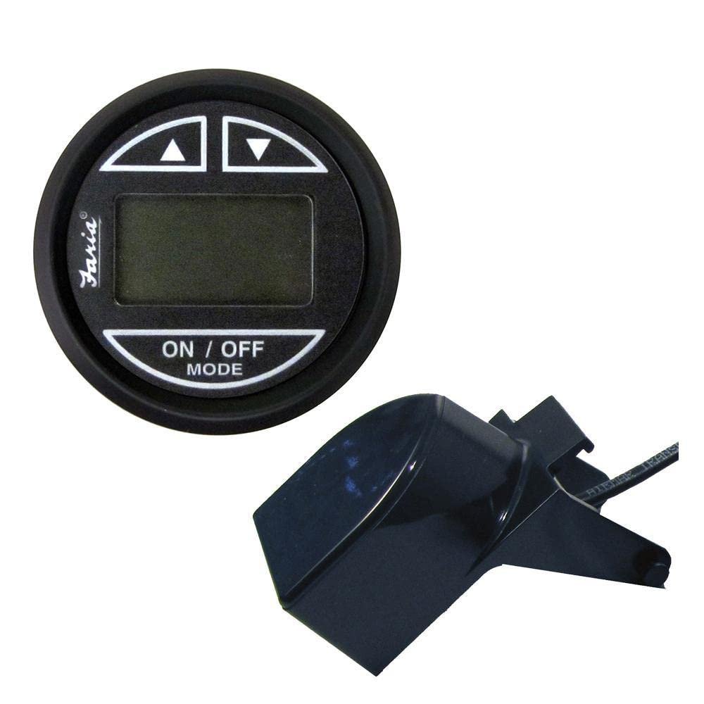 Boating Accessories New Digital Depth Sounder Faria Instruments 12850 Euro Transducer Transom