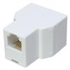 Taro'S CMJ-AD2E RJ11/12 Modular Cable, 2 Distribution Extension Adapter, 6 Poles, 4 Cores, 6 Poles, 2 Cores, Eco Simple Packaging view 2
