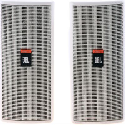 JBL Professional Control 23 High Output Two-Way Mid/High Frequency Loudspeaker, White (Sold as Pair) (Control 23-WH)