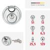 Abus Diskus 24Ib Padlock view 4