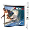 Elite Screens VMAX 2, 170 Inch Motorized Projector Screen 1:1, Electric Wall Ceiling Mount, MaxWhite 1.1 Gain, IR RF Remote, 12V Trigger, 4K HDR, VMAX170XWS2 view 1