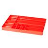 Ernst Manufacturing 10 Compartment Drawer Organizer: Heavy Duty Stackable Tray for Automotive Garage Tool Organization - Low-Profile Toolbox Storage - Nuts and Bolts, Tools, Parts, Easy to Clean - Red view 1