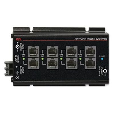 RDL FP-TP4PW Power Inserter-Twisted Pair-4 sets of outputs-Signal loop