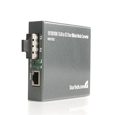10/100/1000 RJ45 to Sc Fiber Multi Mode Media Converter