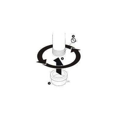 Chief CMA273 Threaded End Cap for Extension Columns