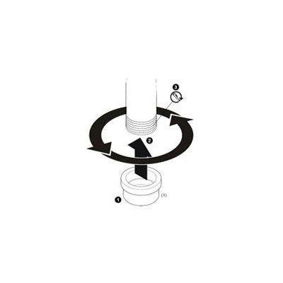 Chief CMA273 Threaded End Cap for Extension Columns
