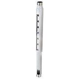 Adjustable Extension Column Color: White, Size: 96" H x 2.3" W x 2.3" D