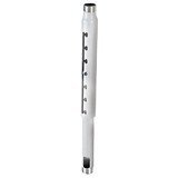 Adjustable Extension Column Color: White, Size: 96" H x 2.3" W x 2.3" D