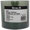 Spin-X 100 12X Digital Audio Music CD-R 80min 700MB Shiny Silver view 1
