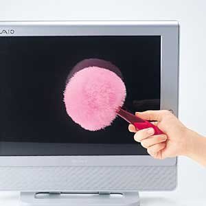 (Sanwa Supply) Fluffy Brush (Red) CD-BR6R