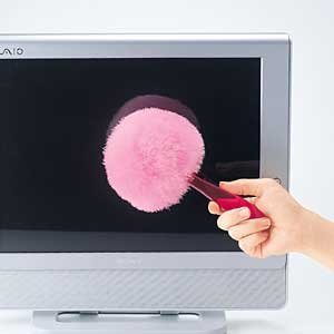 (Sanwa Supply) Fluffy Brush (Red) CD-BR6R