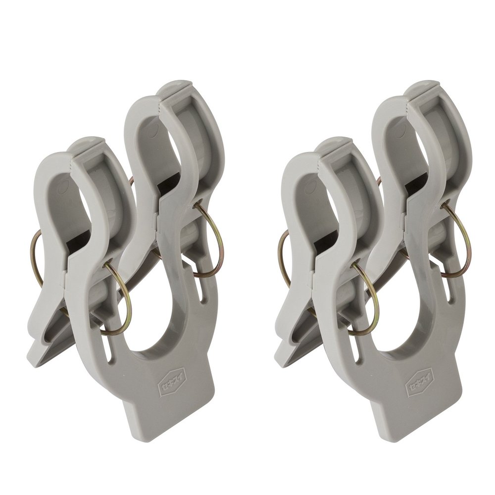  Stop (Rod Receptacle Type) Set of 2, 13X7X7cm, White/Black/red