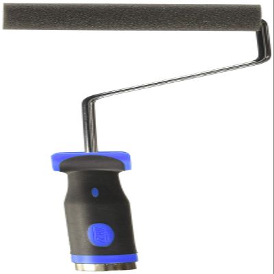 Work Tools International 57600 Whizz System Threaded End 4 in. W Metal/Plastic Mini Paint Roller Frame and Cover, 4-Inch, No Color