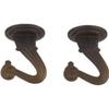 Westinghouse Lighting Corp 70454 2PK 1-1/2-Inch Swag Hook, Oil Rubbed Bronze view 1