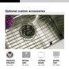 Houzer 23" Stainless Steel Undermount Single Bowl Kitchen Sink view 4
