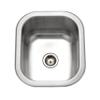Houzer Club Stainless Steel Kitchen Bar & Prep Sink: 10 Inch Undermount Small Sink with Strainer, Durable & Versatile, Essential for Home & Apartment: CS-1307-1 view 1