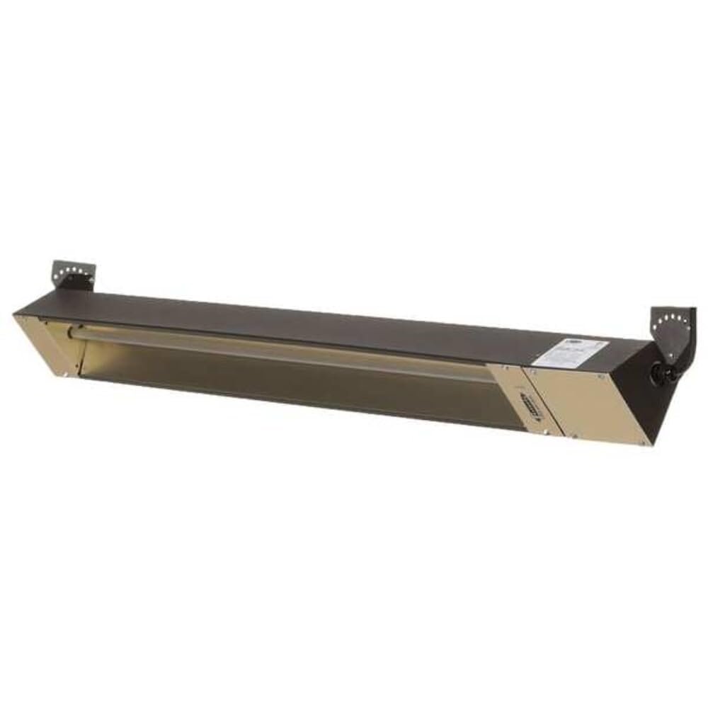 TPI Corporation OCH46-120V-SSE Fostoria Quartz Electric Infrared Heater Outdoor/Indoor Rated, Stainless Steel Housing, 1500W, 120V, Overhead Heating Equipment