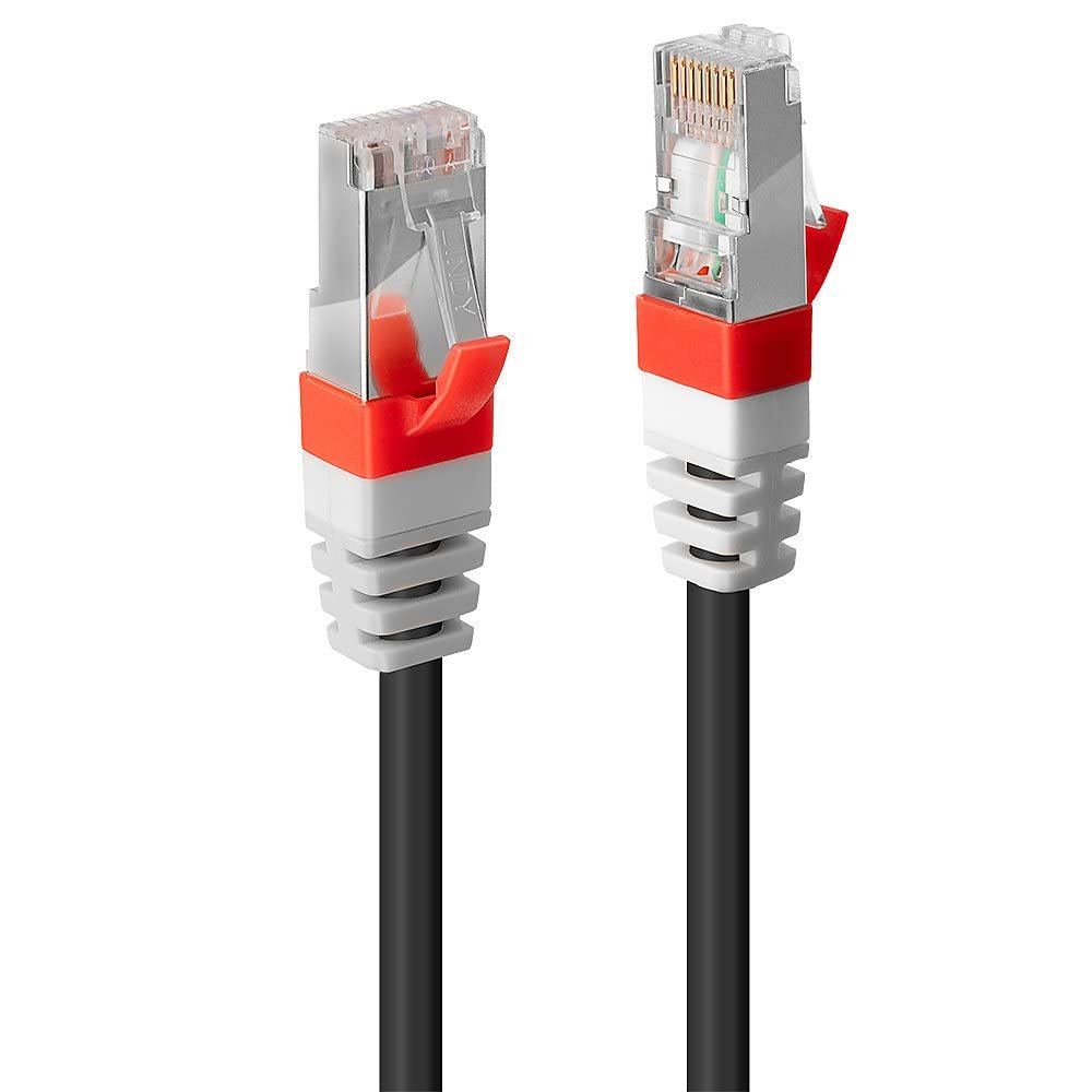 LINDY Cat. 6 A FTP Black 0.3 m LOSH, Includes Test Protocol
