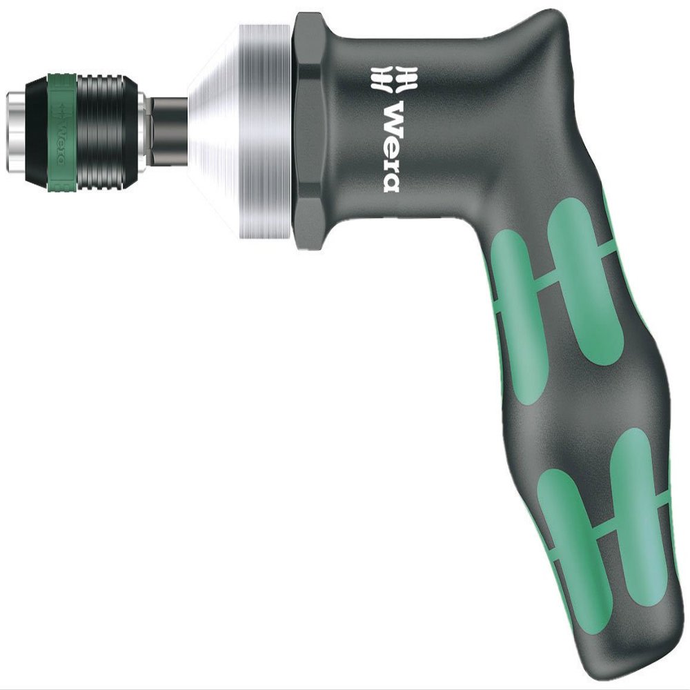 WERA 7400 Pistol VOR 05074717001 Kraftform Preset Torque Screwdriver 3.0-6.0 Nm with Rapidaptor Quick Release Chuck