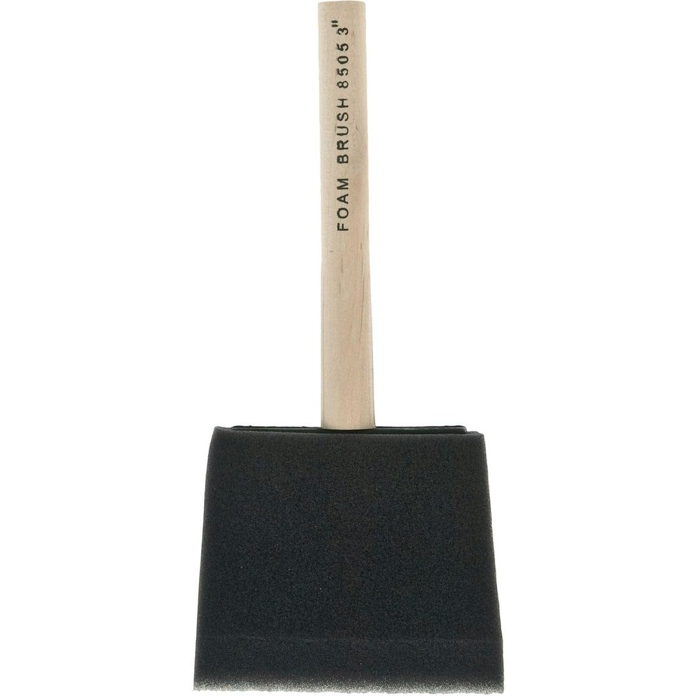 Linzer 8505-3" 3" Foam Brush W/Plastic Handle (5735) (Bf05005)