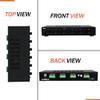 Pyle Premium New and Improved 6 Zone Channel Speaker Switch Selector Volume Control Switch Box Hub Distribution Box for Multi-Channel High Powered Amplifier Control 6 Pairs of Speakers - PSPVC6 view 2