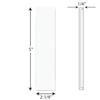 Progress Lighting Address Light Blank Insert, White view 3