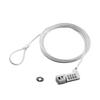 erekomu Security Lock Wire (1.7 m/Diameter 3.8 mm) 4 Digit Indicator ESL  37 view 1