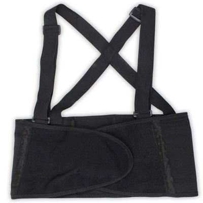 KNIGHT GUARD Extra Large Back Support Belt | Adjustable Suspenders | 7" (17.8 cm) Width | Fits Waist 46" to 56" | Optimal Support for Lifting & Workouts | Classic Design