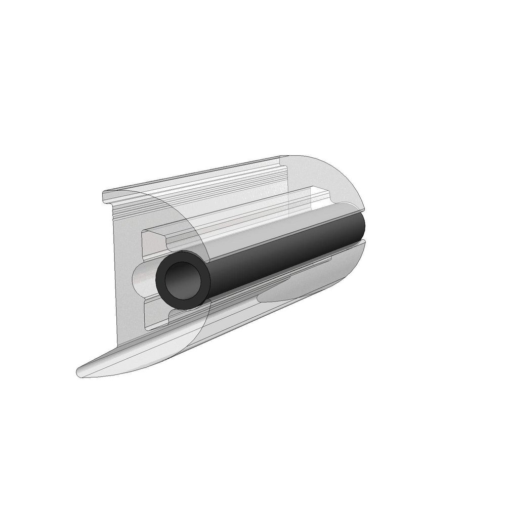 3/4 TUBE STYLE FLEXIBLE VINYL INSERT, 70 FEET