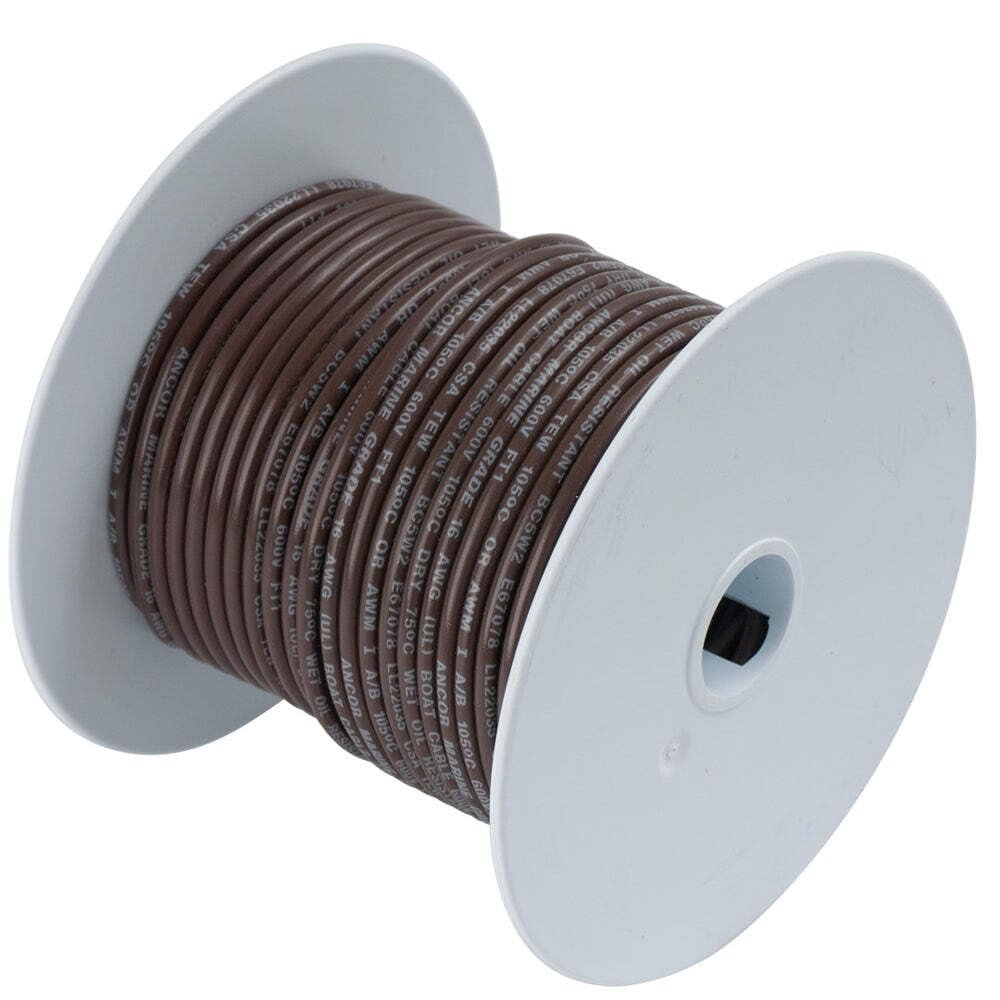 #18 Dark Brown Wire 100ft. Spool