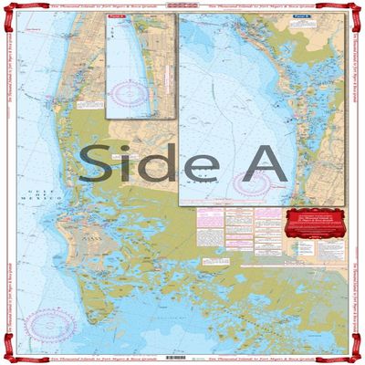 Waterproof Charts, Standard Navigation, 25 Ten Thousands Islands to Boca Grande