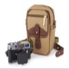 Billingham Compact Stowaway Camera & Travel Pouch (Khaki Canvas/Tan Leather) view 3