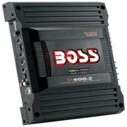BOSS Audio Systems D400.2 Diablo 2-Channel Mosfet Bridgeable Power Amplifier