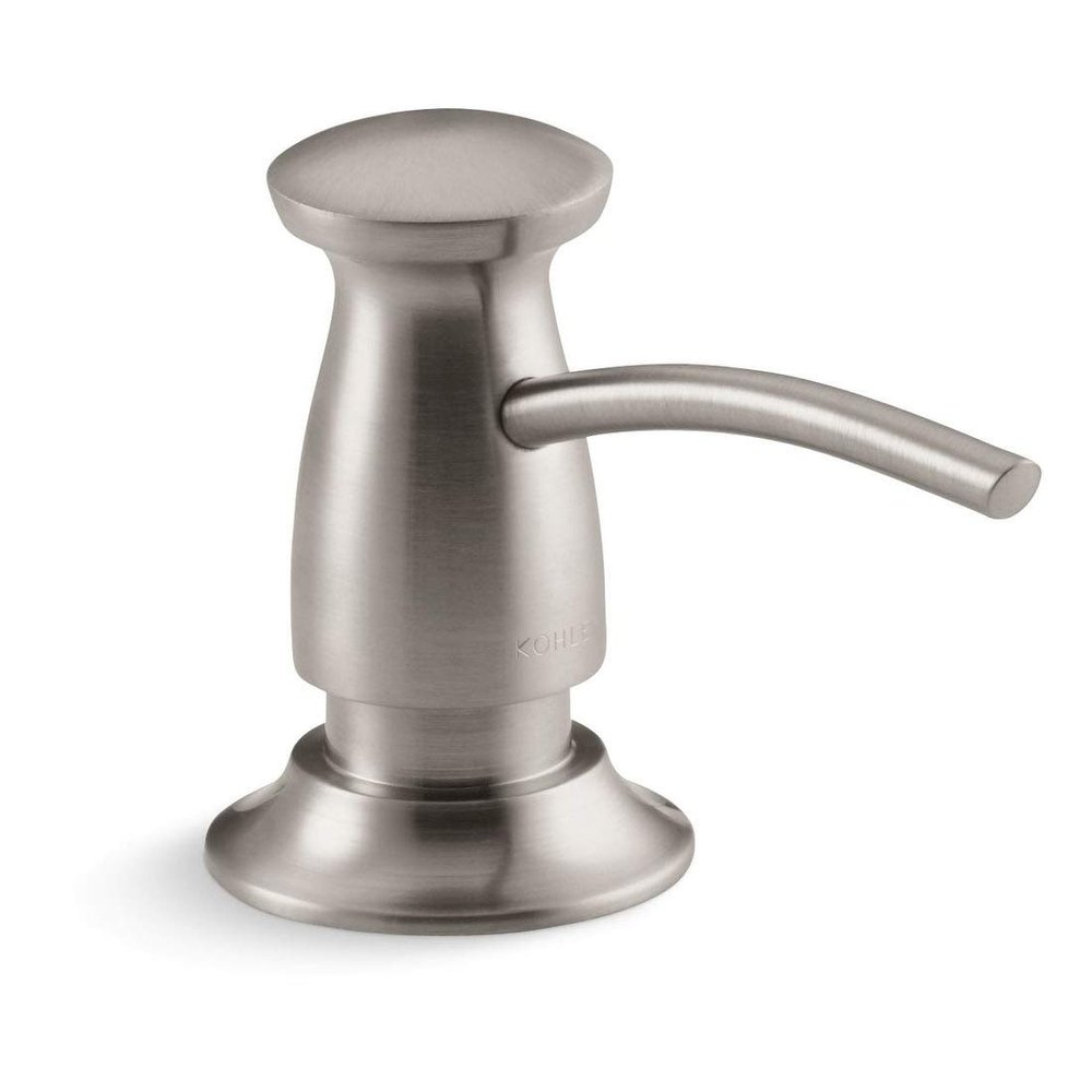 KOHLER K-1893-C-VS Built in Soap Dispenser,Kitchen Sink Soap Dispenser in Vibrant Stainless
