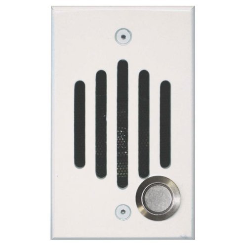 Channel Vision IU-0212C IU Series CAT5 Intercom Door Station, White