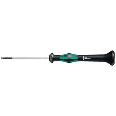 WERA 05118096001 2052 Ball end Hexagon Screwdriver for Electronic Applications, 3 x 60 mm