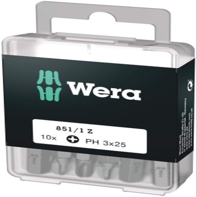 851/1 Z PH 3 X 25 MM DIY-BOX BITS PHILLIPS SCREW DIY-BOX