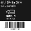 851/1 Z PH 3 X 25 MM DIY-BOX BITS PHILLIPS SCREW DIY-BOX view 2