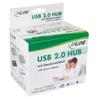 InLine Mini USB 2.0 4-Port Hub - mit Netzteil - wei view 2