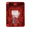 Fire Lite Alarms SB-I/O Red Fire Alarm Indoor/Outdoor Polycarbonate Surface Mount Back Box view 1