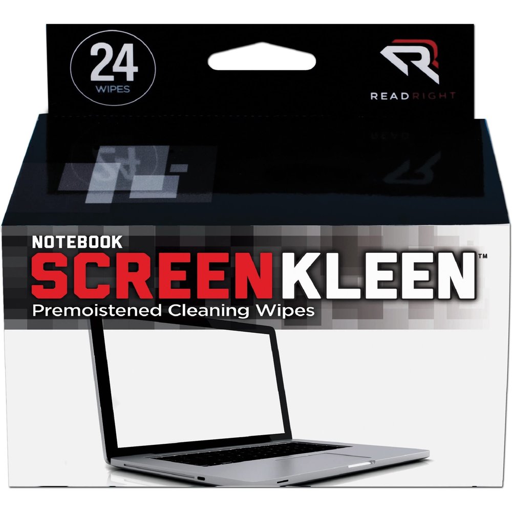 Advantus Laptop and Computer Screen Cleaning Wipes, Monitor Pre-moistened Screen Cleaning Pads, Box of 24