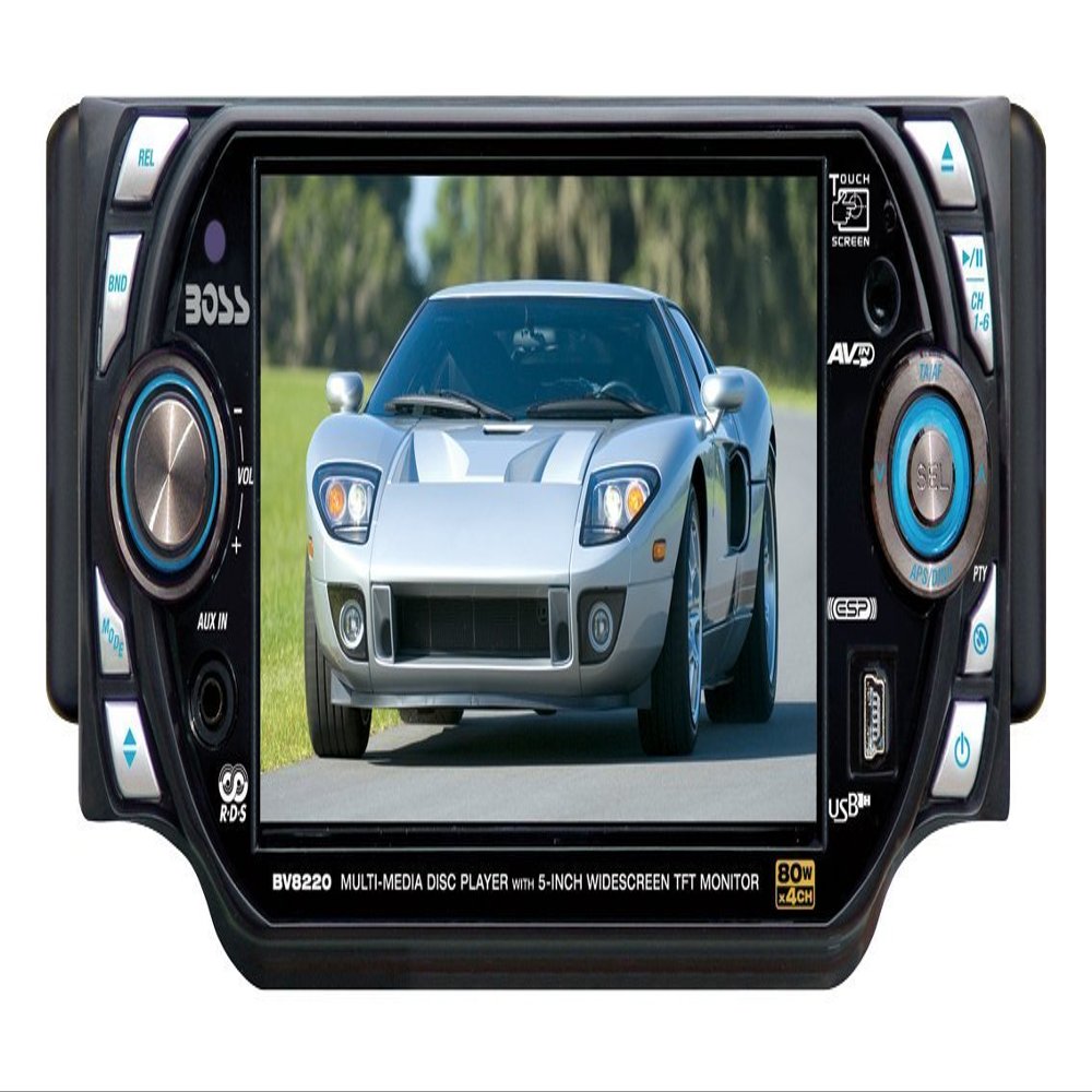 BOSS Audio Systems BV8220 5-Inch In-Dash Widescreen Touchscreen TFT Monitor DVD MP3 CD Receiver