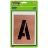 HY-KO Products ST-6 Number & Letter Stencils, 6 Inch, Tan view 1