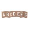 HY-KO Products ST-6 Number & Letter Stencils, 6 Inch, Tan view 4