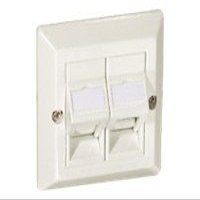 equip Abdeckrahmen for Keystone System (5stk) pearlwhite RAL1013