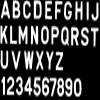 Bernard 3" Letter-White 10 Pack (Choose Letter) (Option: Z) view 1